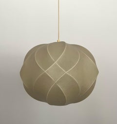 German Mid-Century Cocoon Chandelier by Friedel Wauer for Goldkant, 1960s