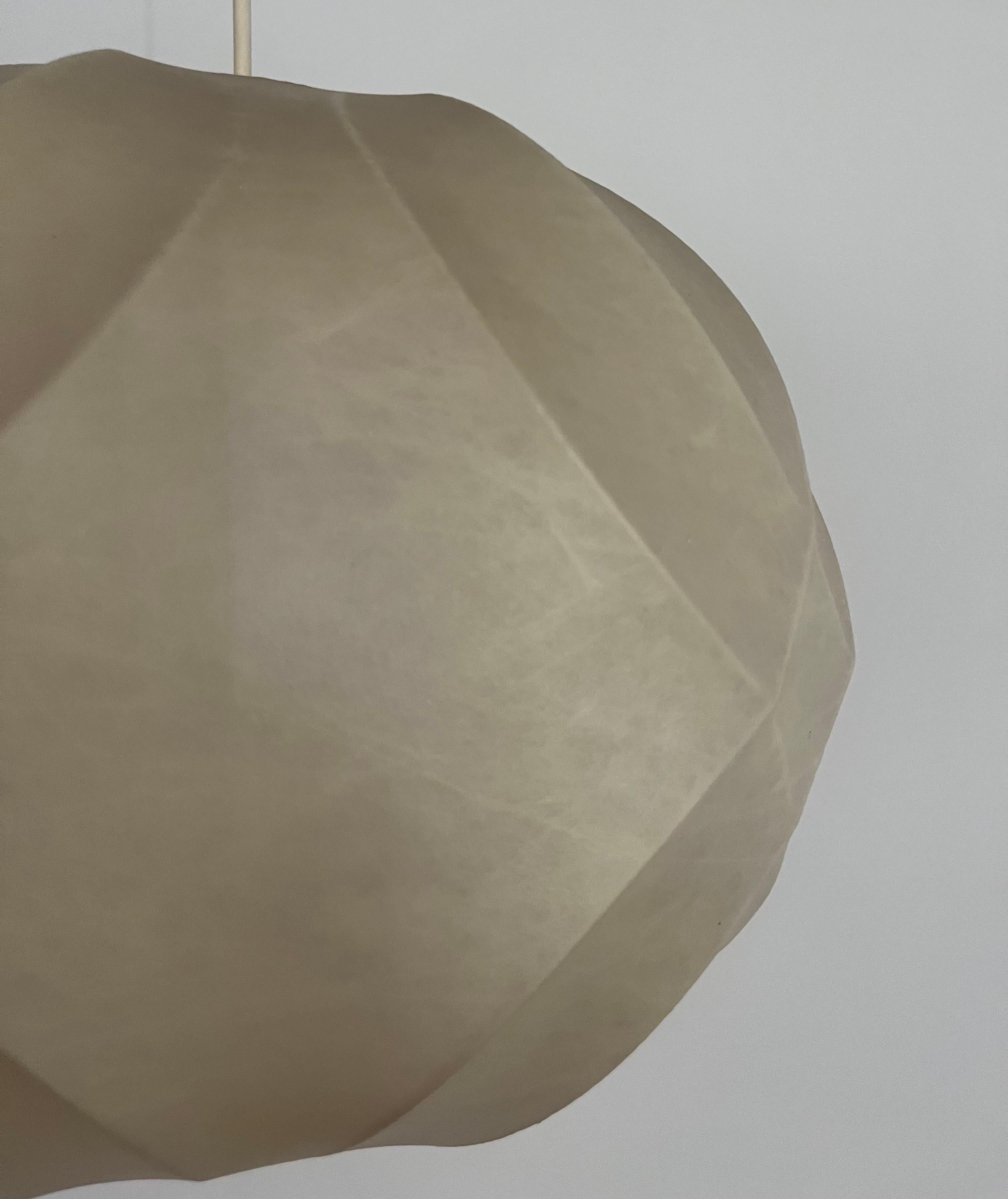 Mid-20th Century German Mid-Century Cocoon Chandelier by Friedel Wauer for Goldkant, 1960s For Sale