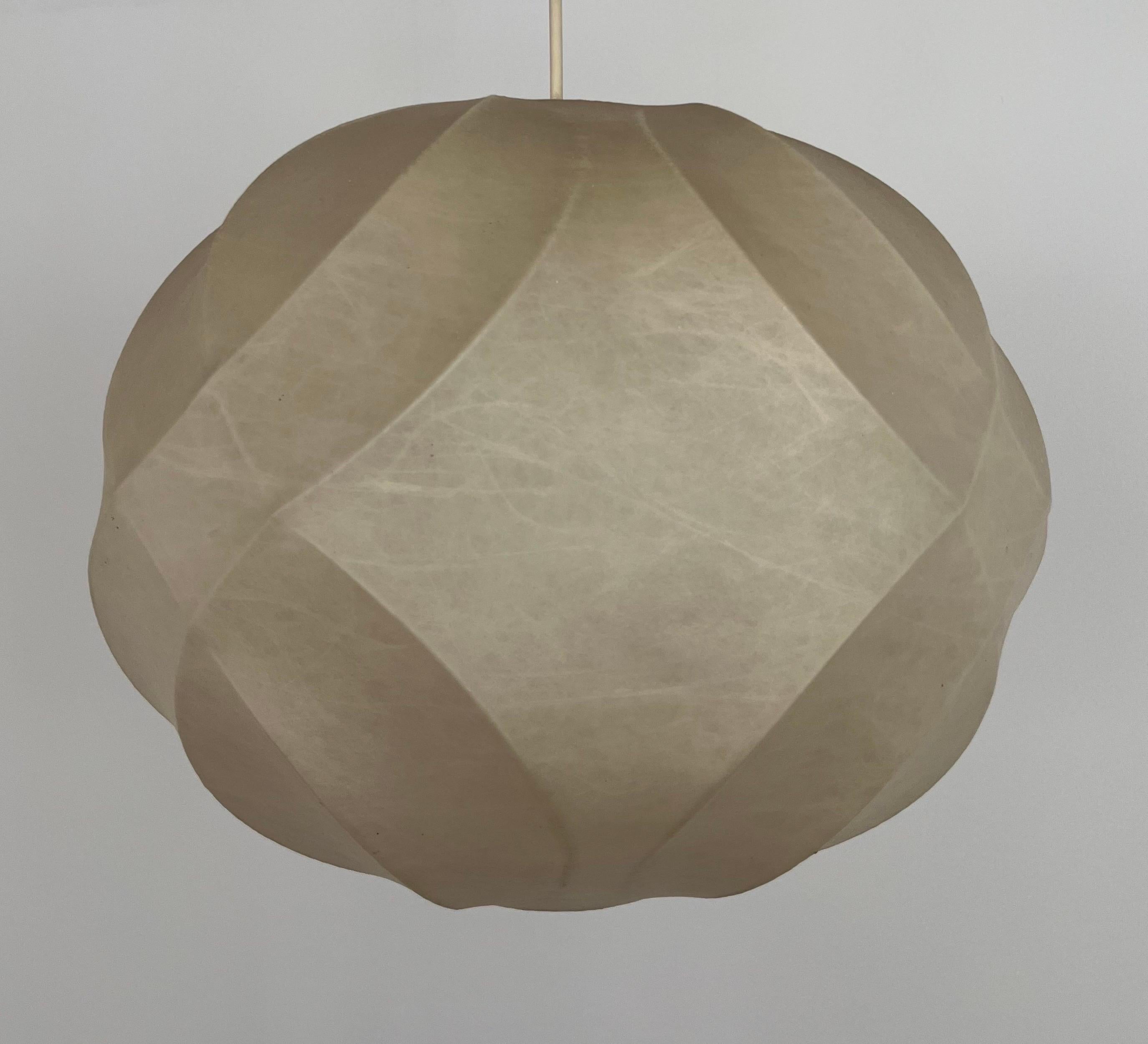 German Mid-Century Cocoon Chandelier by Friedel Wauer for Goldkant, 1960s For Sale 1