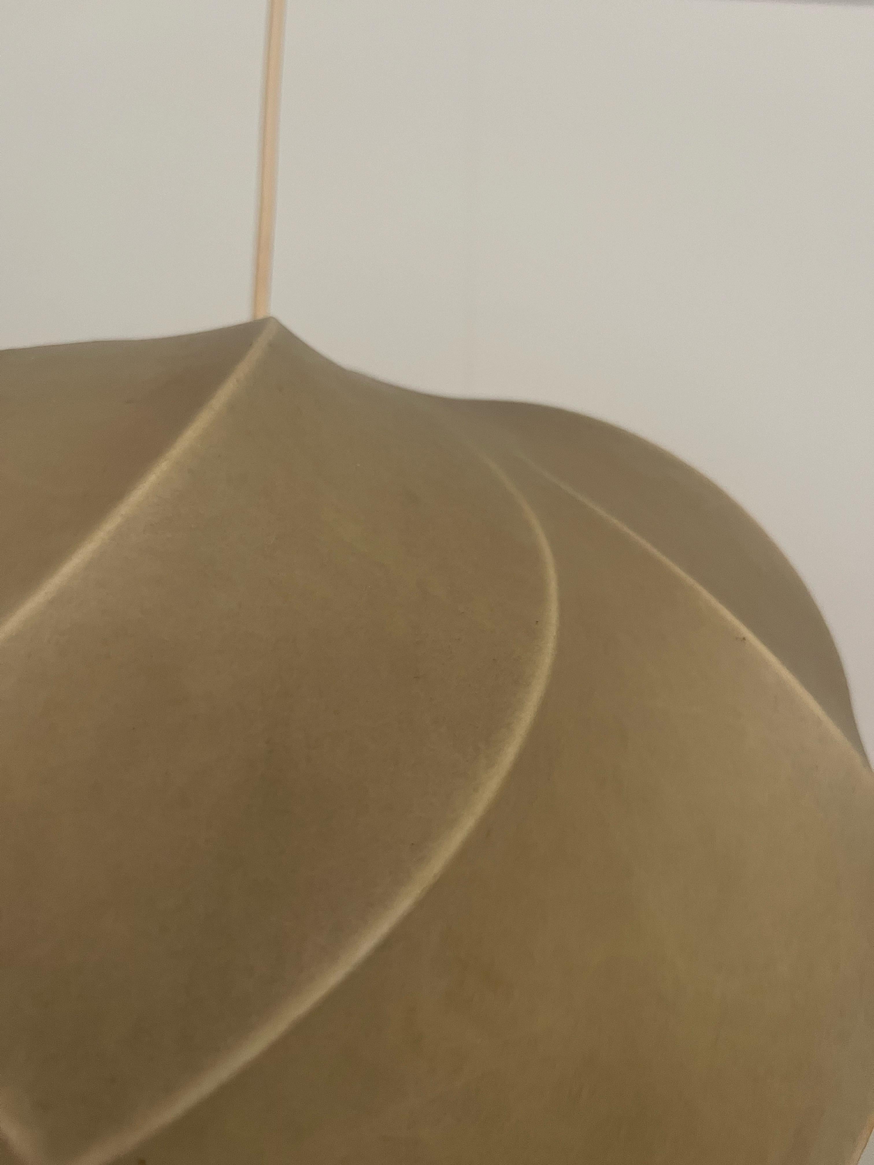 Lampadario Cocoon tedesco di metà secolo di Friedel Wauer per Goldkant, anni '60 in vendita 4