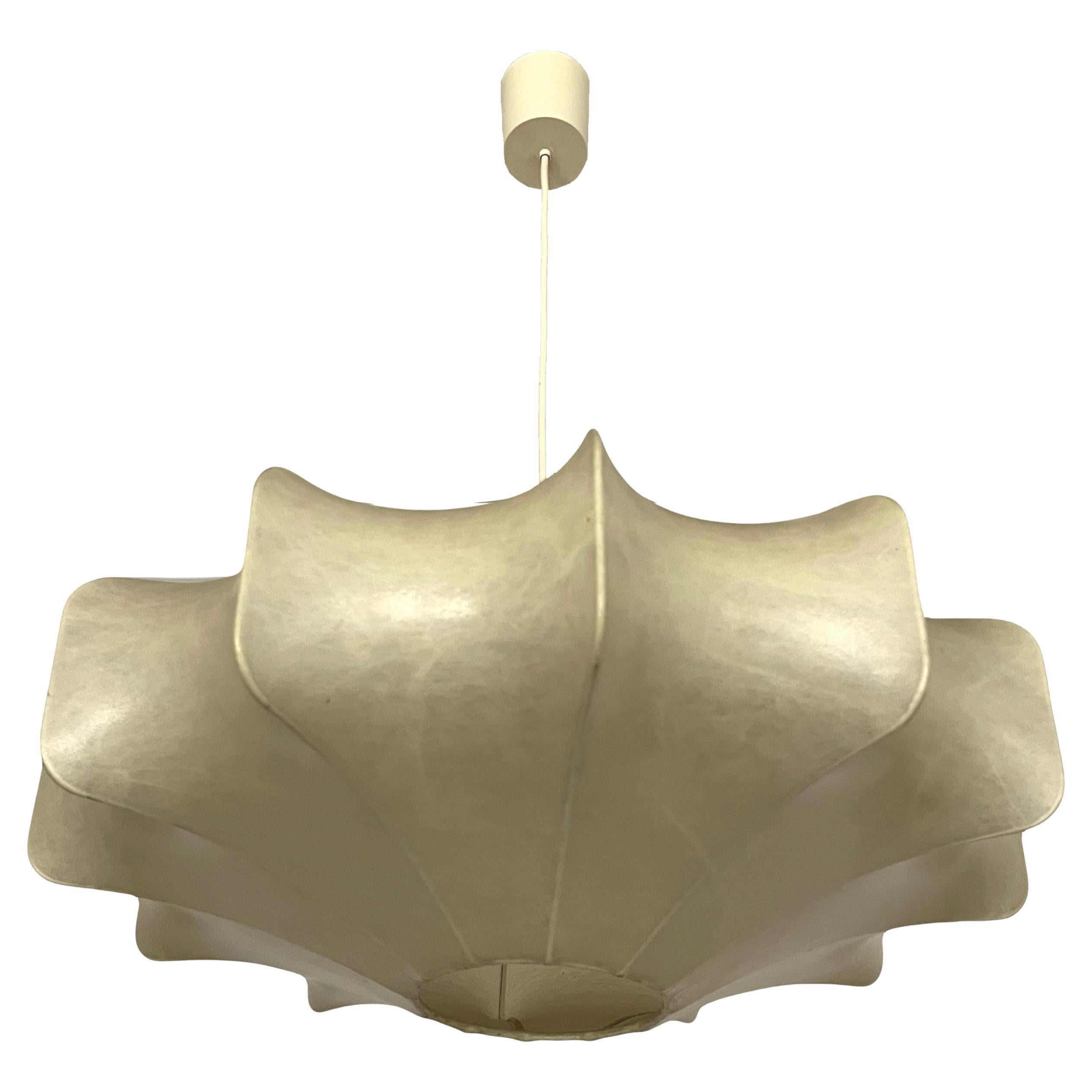 Lampadario tedesco di metà secolo "Cocoon" di Goldkant Leuchten, anni '1960 in vendita