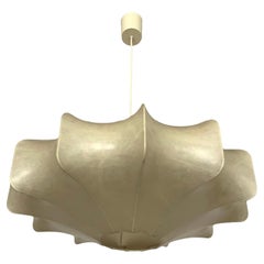 German Mid-Century "Cocoon" Chandelier by Goldkant Leuchten, 1960s