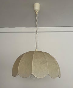 German Mid-Century "Cocoon" Flower adjustable Chandelier by Goldkant, 1970s
