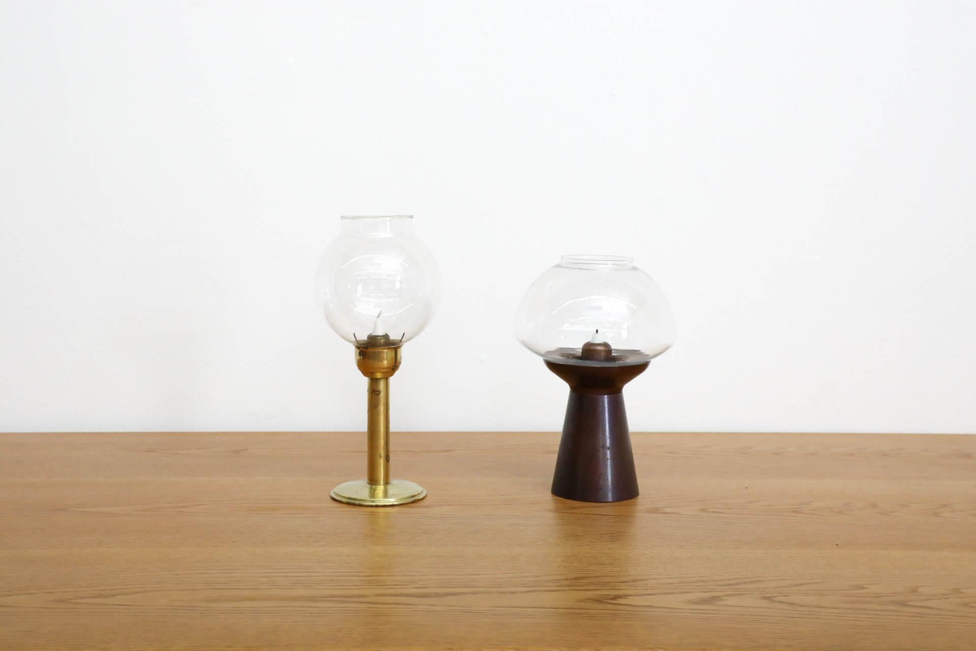 German Mid-Century Copper and Glass Candle Light by Föhl, 1970s For Sale 10