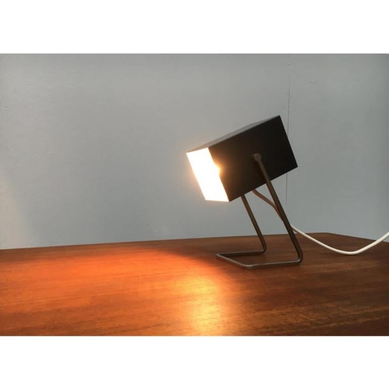 German Mid-Century Cube Table Lamp from Kaiser Idell Leuchten, 1960s In Good Condition For Sale In Hamburg, DE