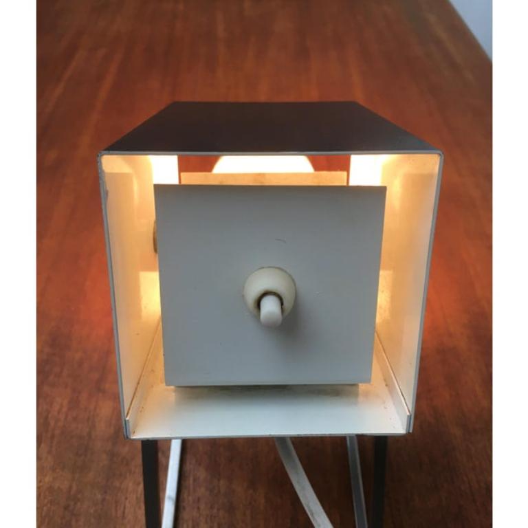German Mid-Century Cube Table Lamp from Kaiser Idell Leuchten, 1960s For Sale 1