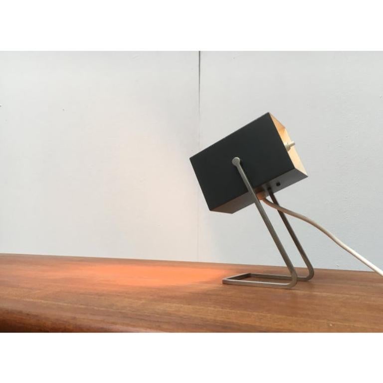 German Mid-Century Cube Table Lamp from Kaiser Idell Leuchten, 1960s For Sale 2