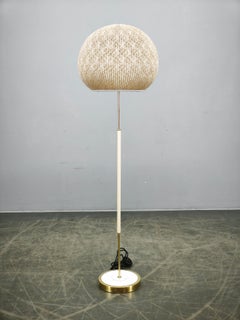 German Mid-Century Floor Lamp with Globe Shade, 1960s