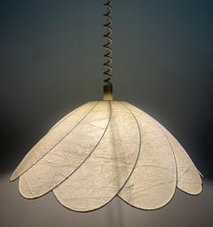 German Mid-Century Flower "Cocoon" Chandelier by Linus Boop, 1970s