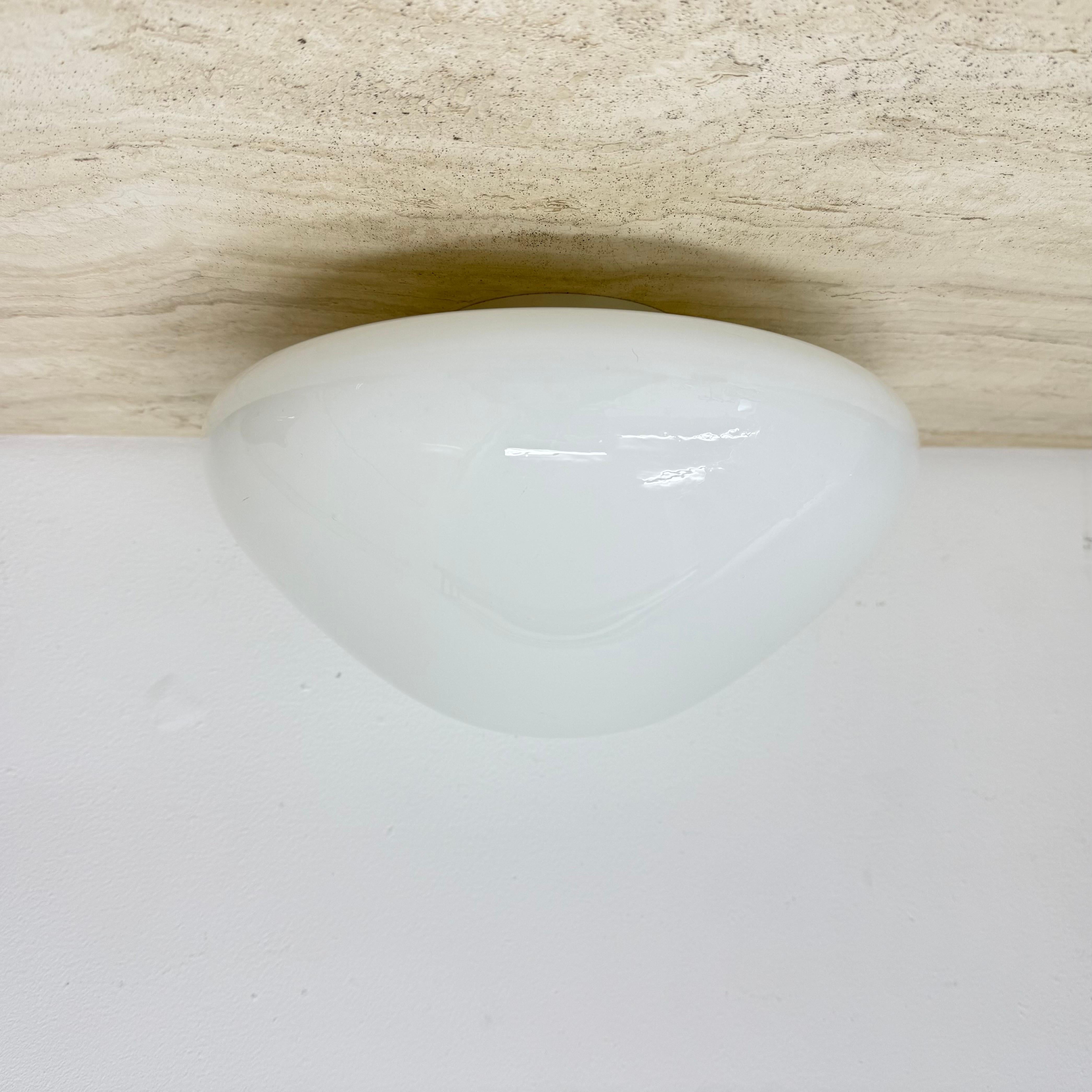 Lampada da soffitto 961 di Wilhelm Wagenfeld per Lindner, in vetro, della metà del secolo scorso. in vendita 4