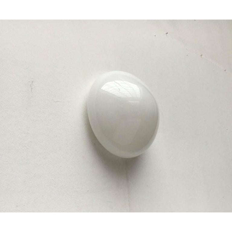 German Mid-Century Glass 961 Ceiling or Wall Lamp by Wilhelm Wagenfeld, 1950s For Sale 6
