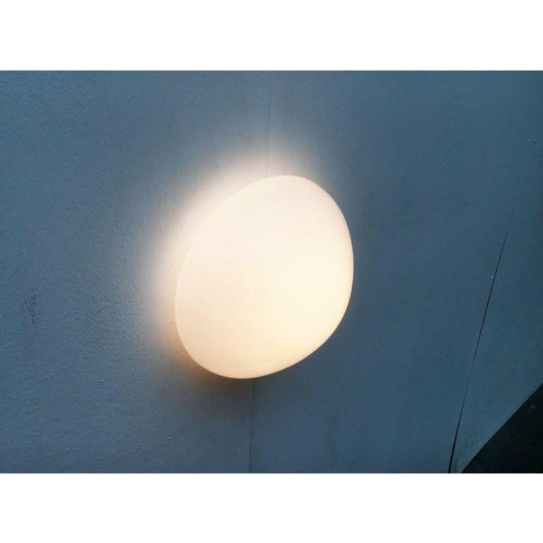 20th Century German Mid-Century Glass 961 Ceiling or Wall Lamp by Wilhelm Wagenfeld, 1950s For Sale
