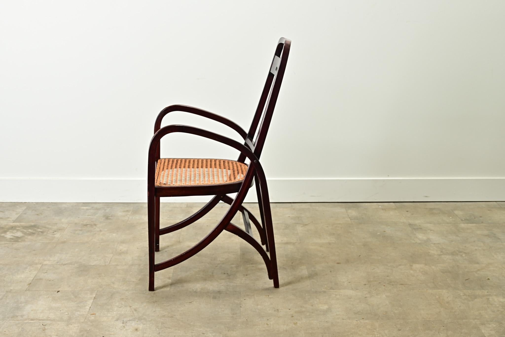 Sessel im Stil von Josef Hoffmann aus der Wiener Secession im Angebot 4