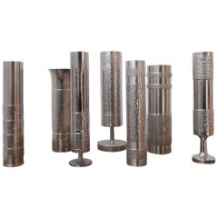 German Mid-Century Metal Modernist Vase Collection No.2 
7
