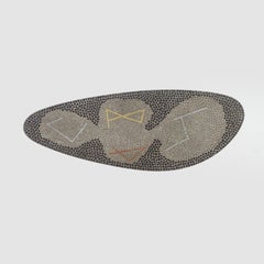 German Mid-Century Modern Abstract Mosaic Coffee Table, 1950s