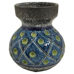 German Mid-Century Modern Ceramic Vase by OCA Kronach Kunst Bavaria 1950s