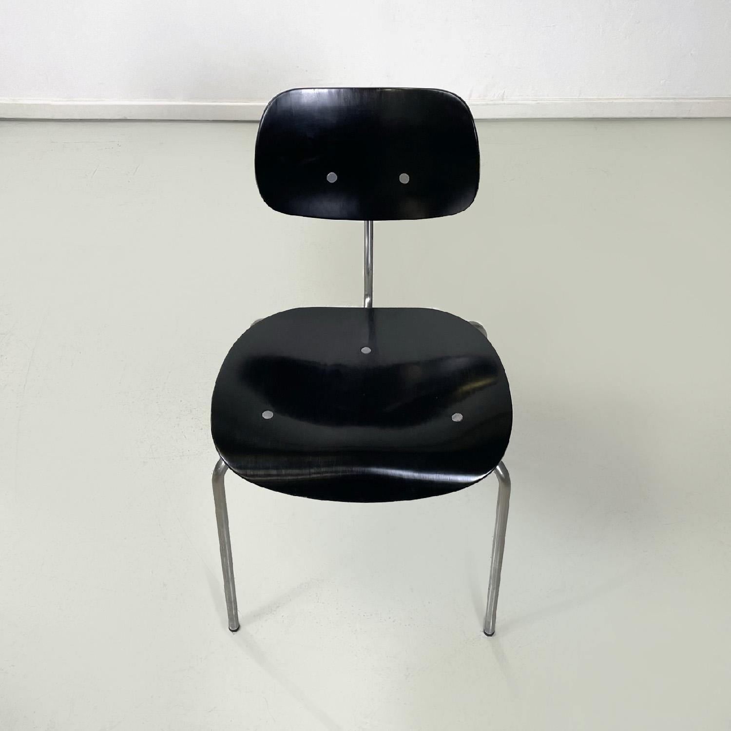 German mid-century modern chair SE 68 by Egon Eiermann for Wilde + Spieth, 1950s In Good Condition In MIlano, IT