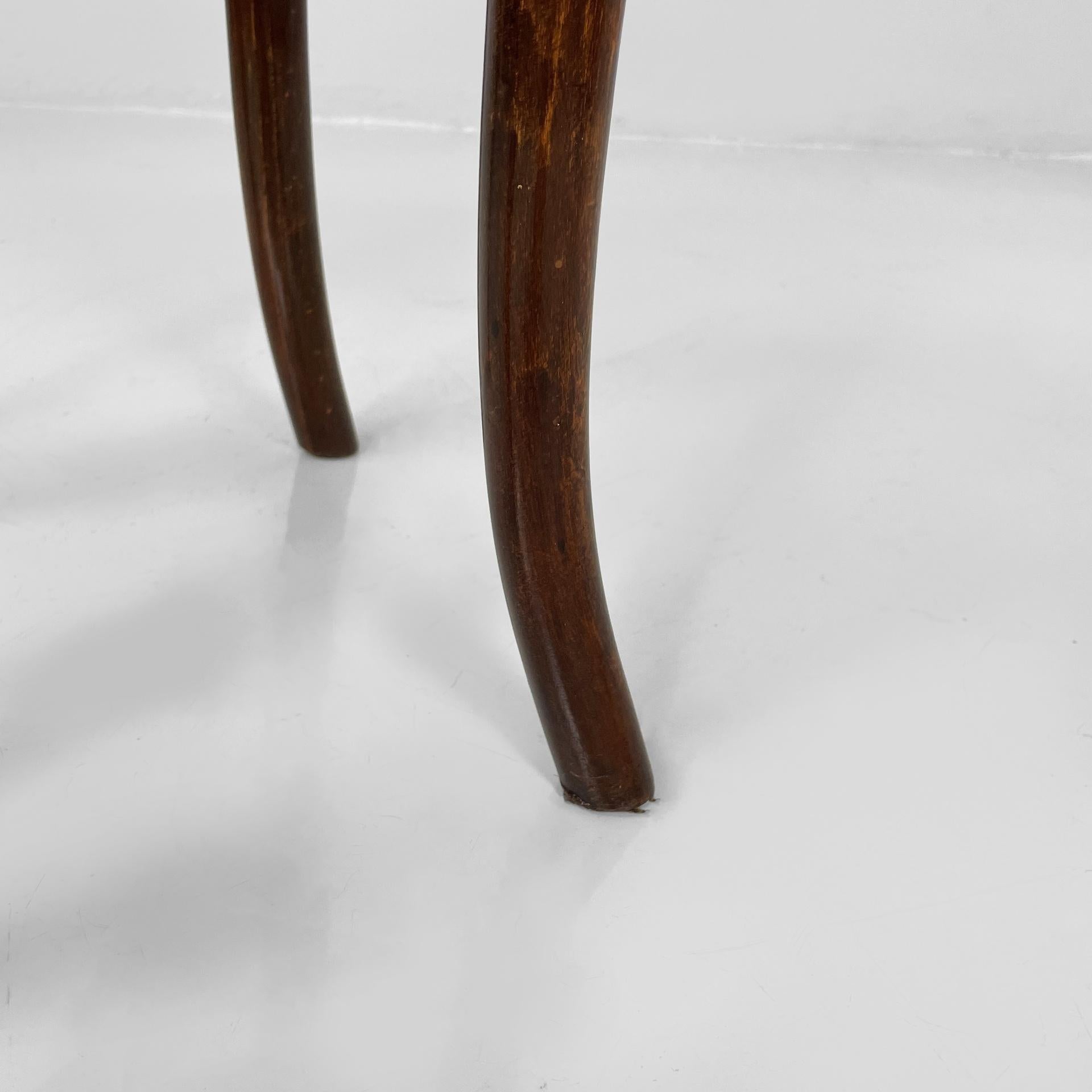 Taburete de mesa moderno alemán de mediados de siglo en madera de Thonet, años 40 en venta 3