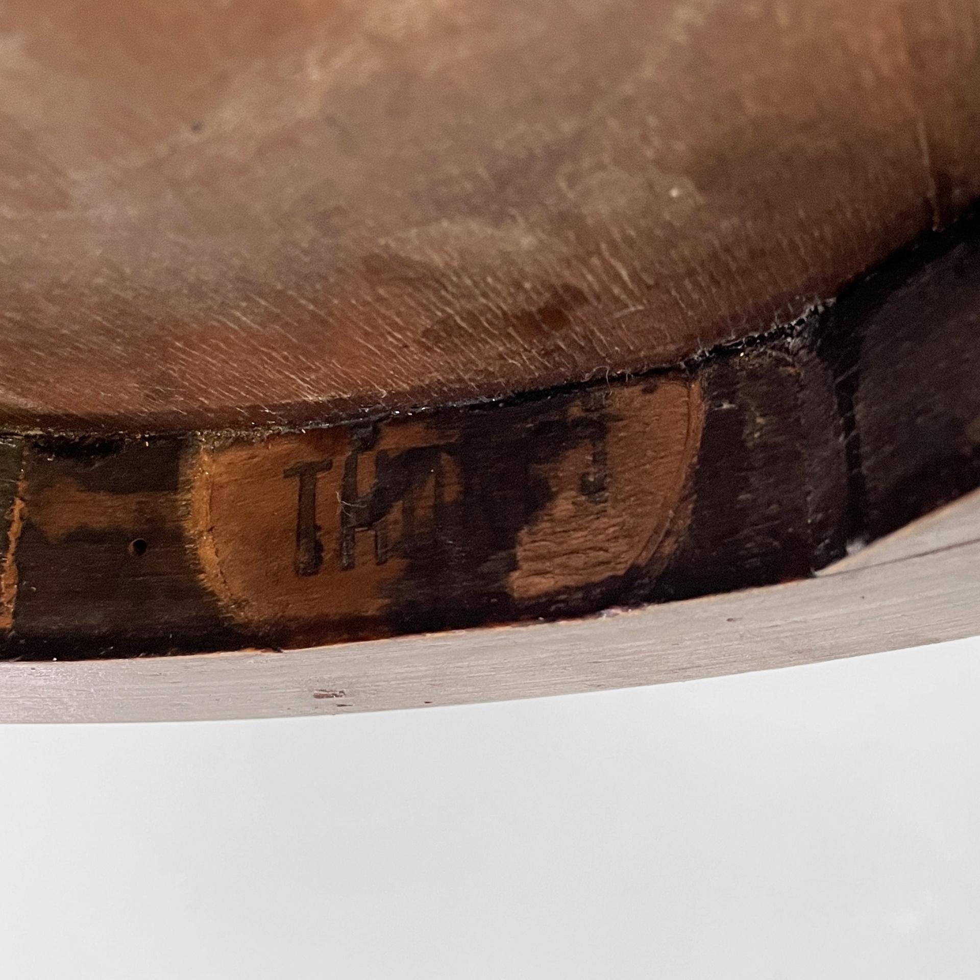 Taburete de mesa moderno alemán de mediados de siglo en madera de Thonet, años 40 en venta 6