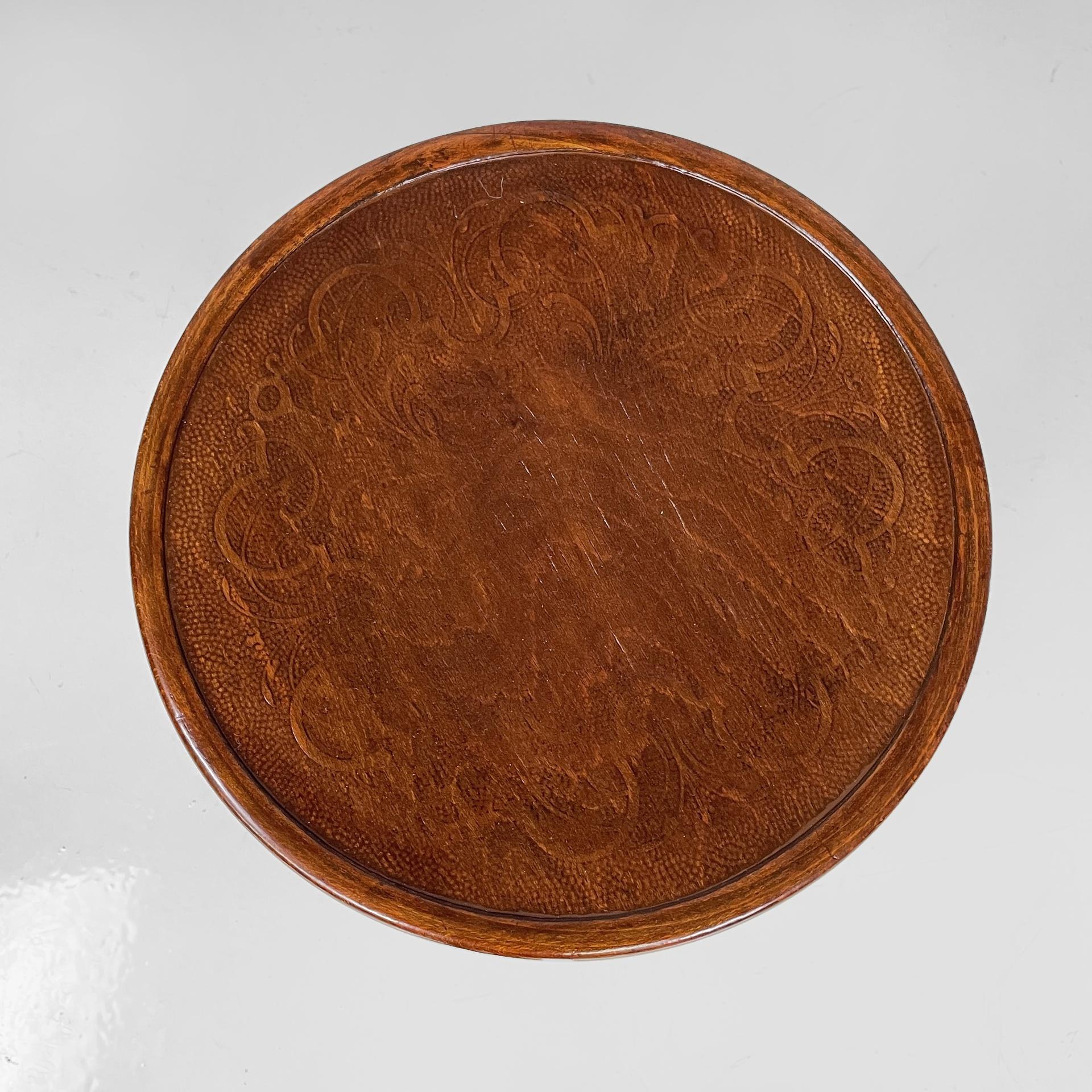 Taburete de mesa moderno alemán de mediados de siglo en madera de Thonet, años 40 Moderno de mediados de siglo en venta