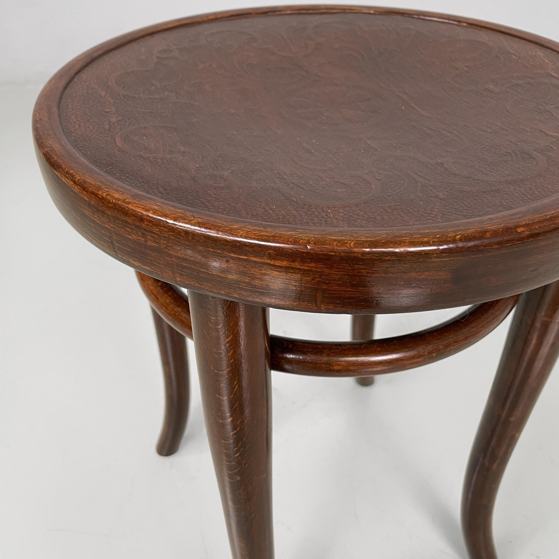 Taburete de mesa moderno alemán de mediados de siglo en madera de Thonet, años 40 Alemán en venta