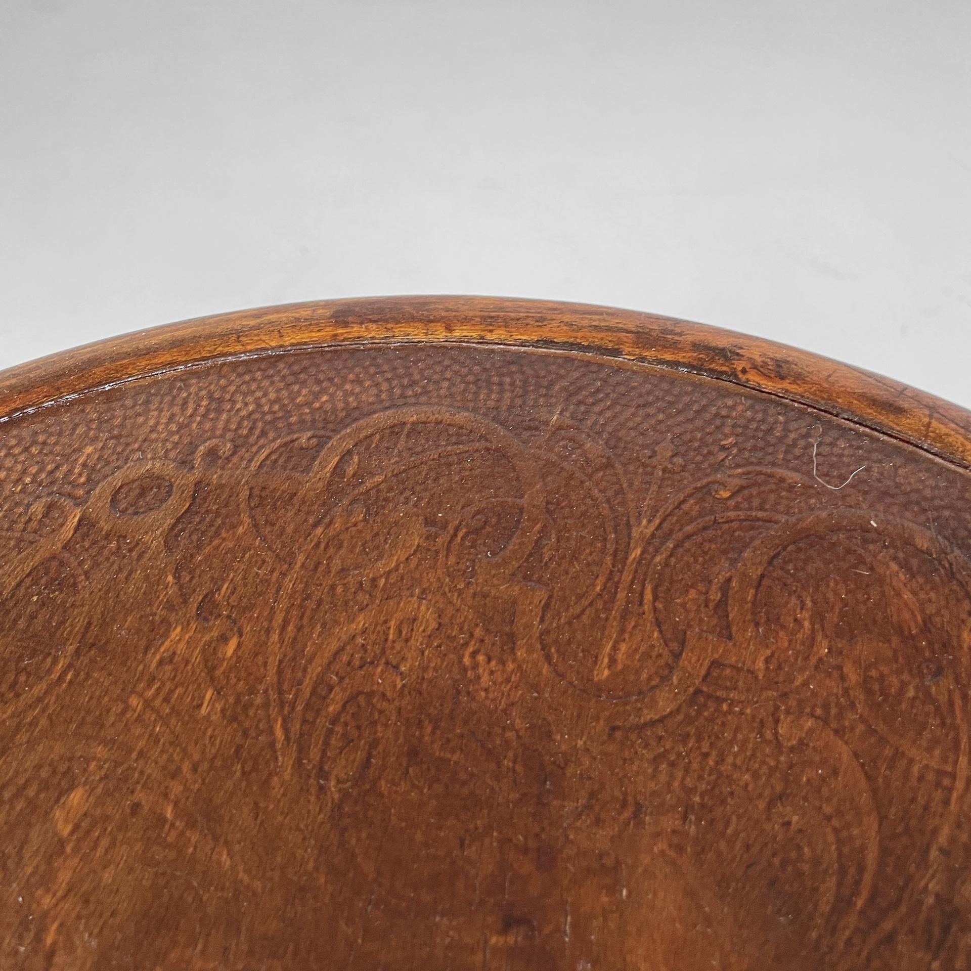 Taburete de mesa moderno alemán de mediados de siglo en madera de Thonet, años 40 Madera en venta