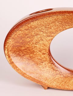 Roberto Rigon for Giovanni Bertoncello Italian Modernist Art Pottery Vase