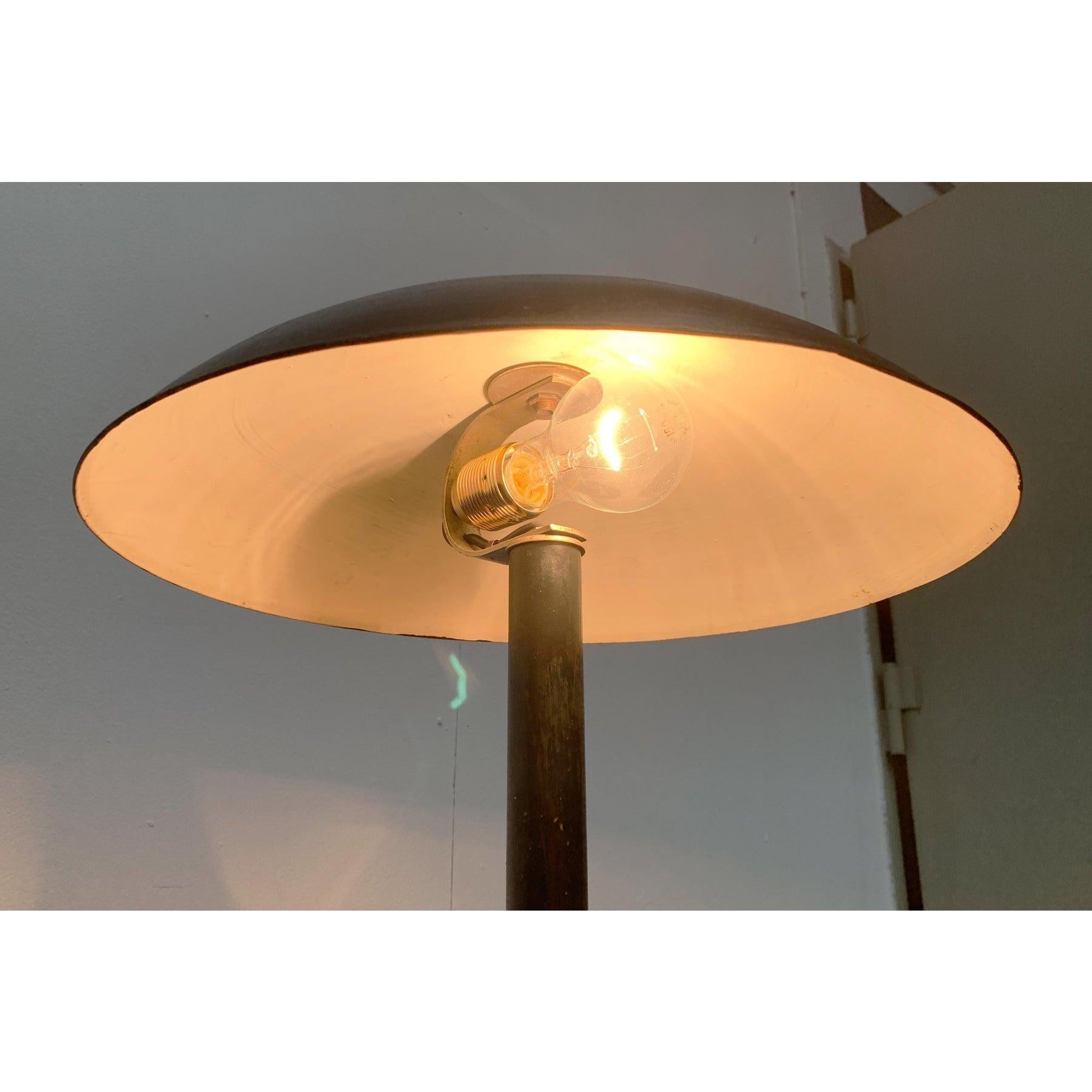 Lampe de table allemande du milieu du siècle, années 1940 en vente 3