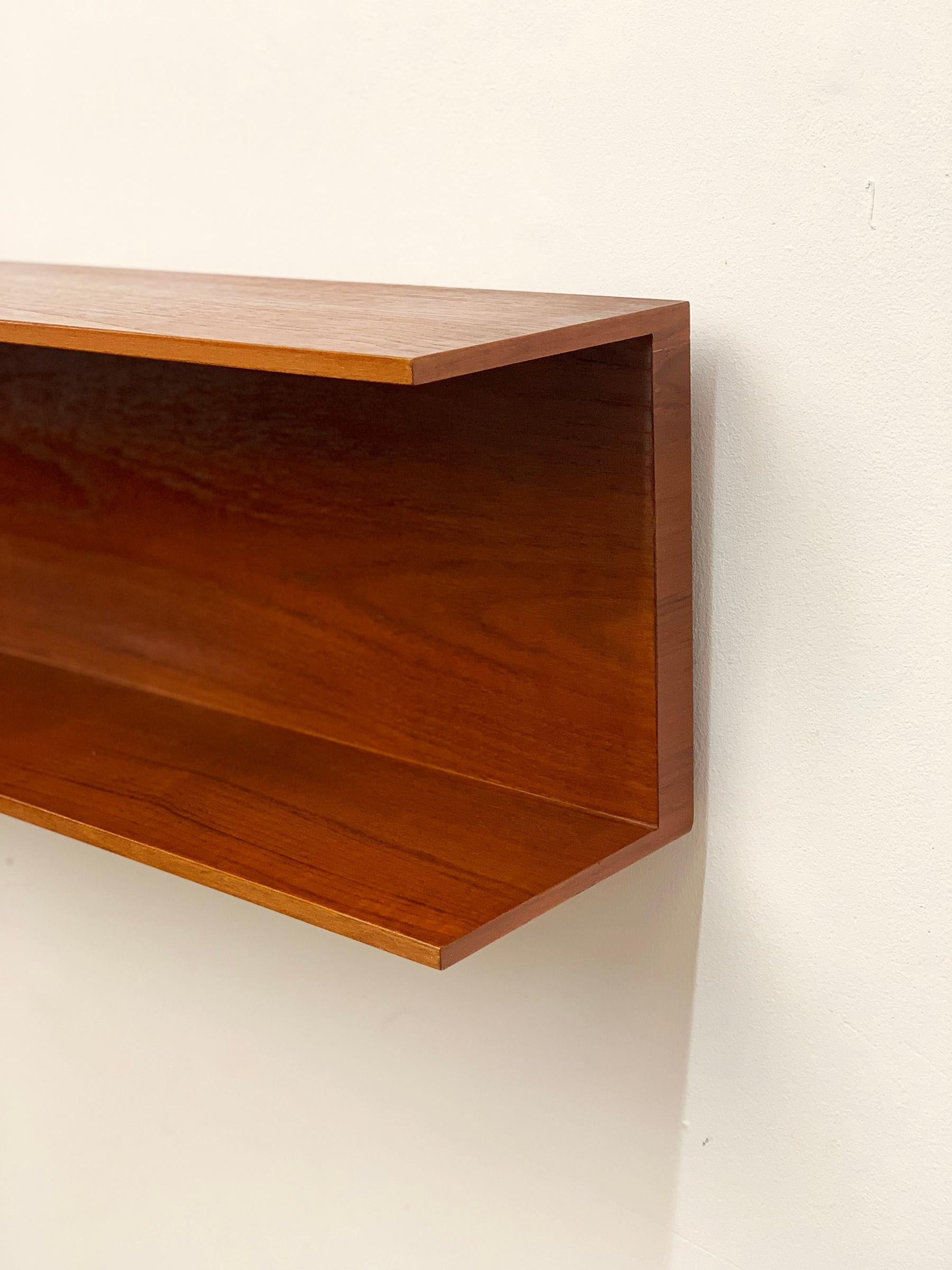 German Mid-Century Wall Unit in Teak by Walter Wirz for Wilhelm Renz, 1960 6