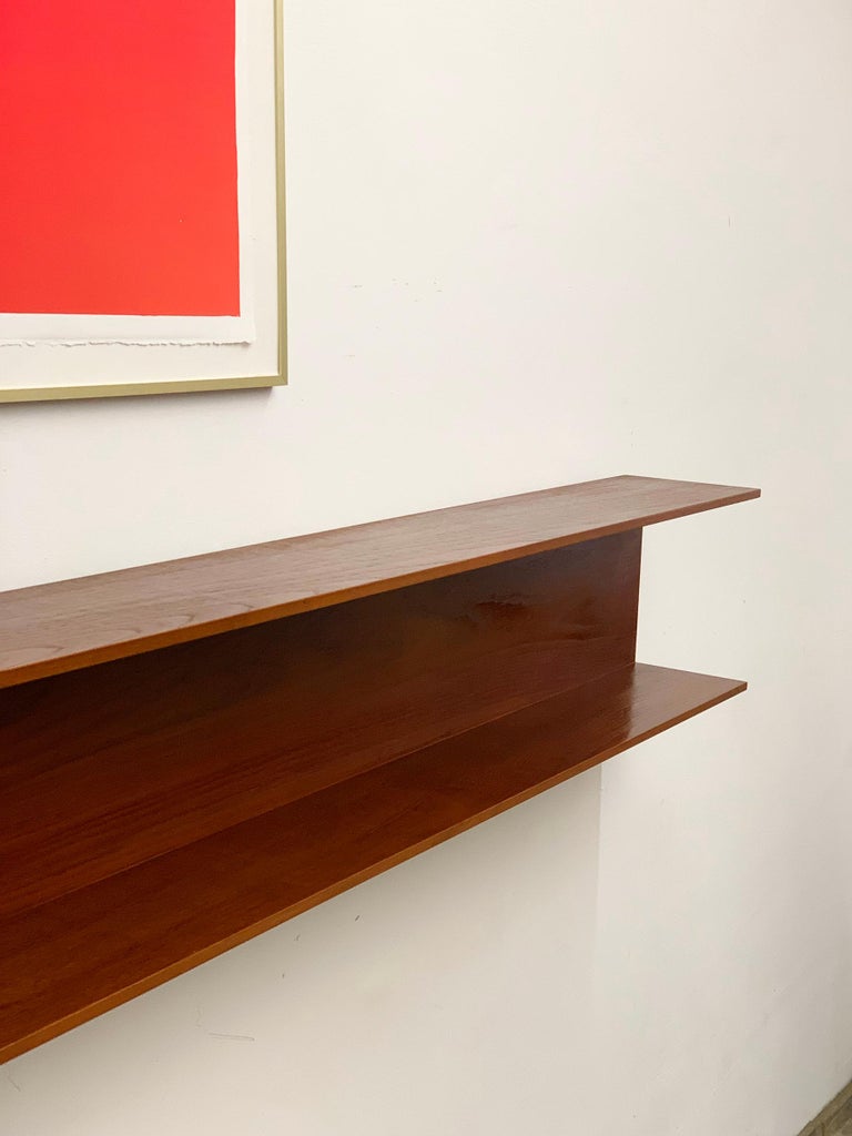 German Mid-Century Wall Unit in Teak by Walter Wirz for Wilhelm Renz ...