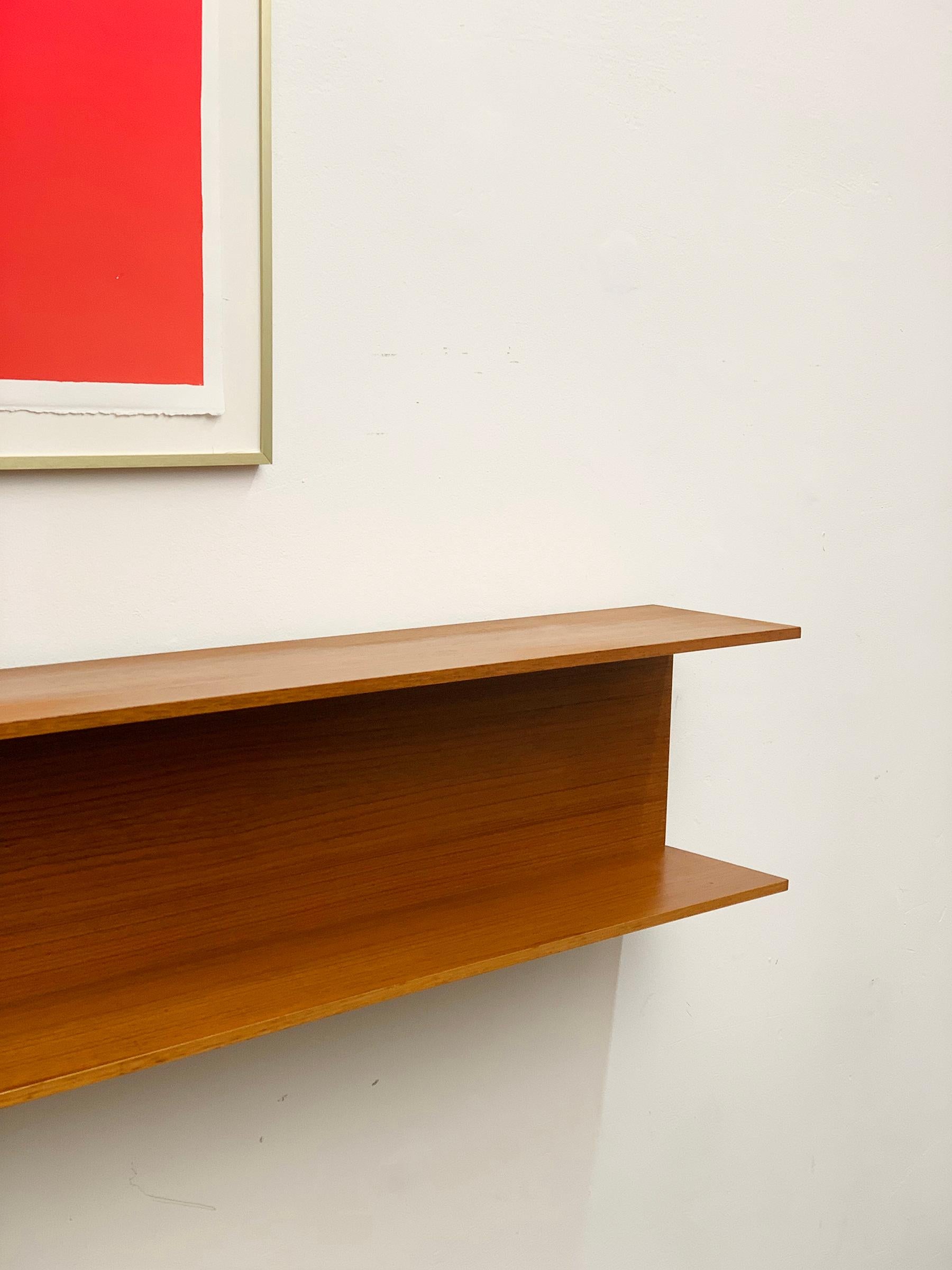 Mid-20th Century German Mid-Century Wall Unit in Teak by Walter Wirz for Wilhelm Renz, 1960 For Sale