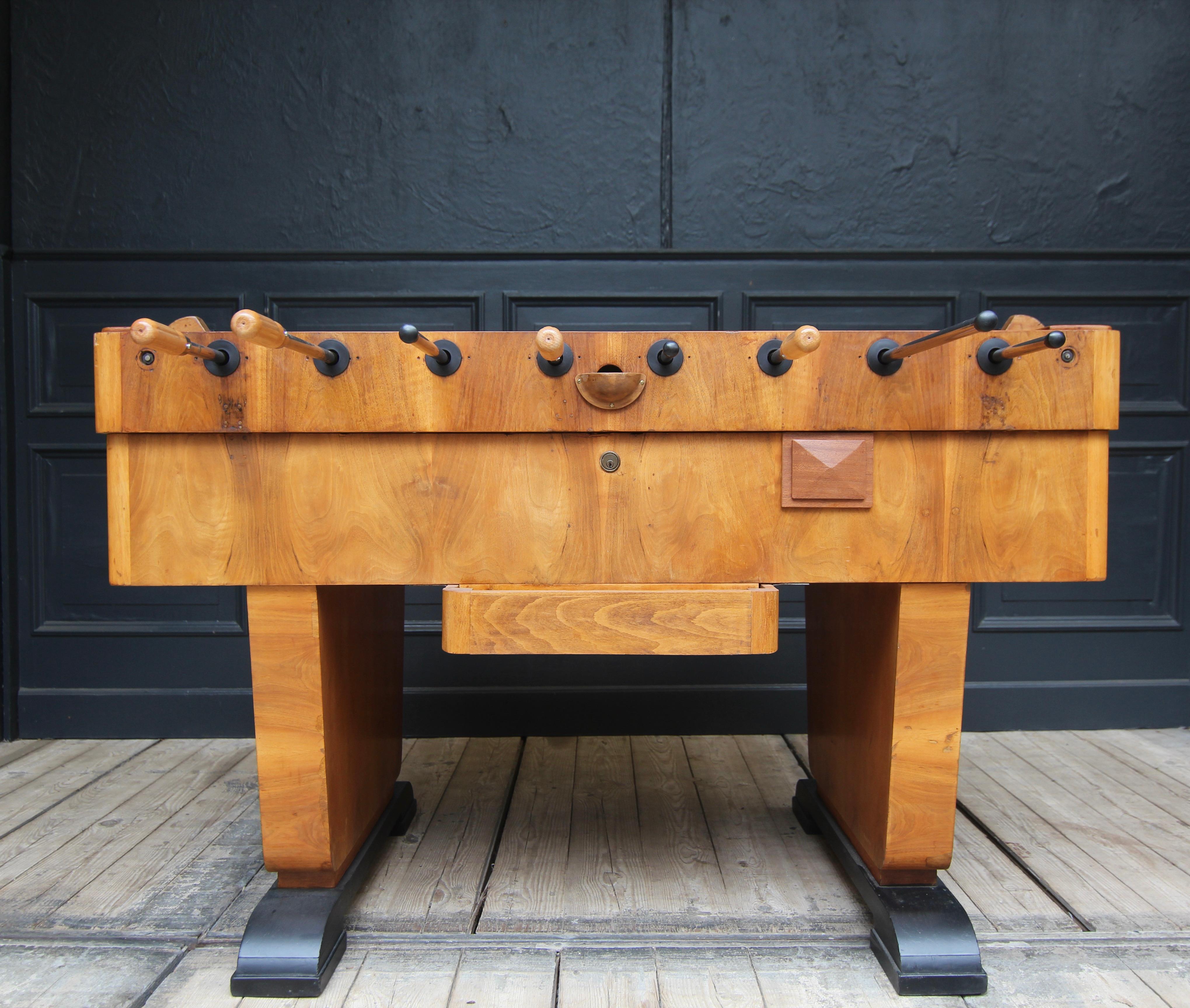 mid century foosball table