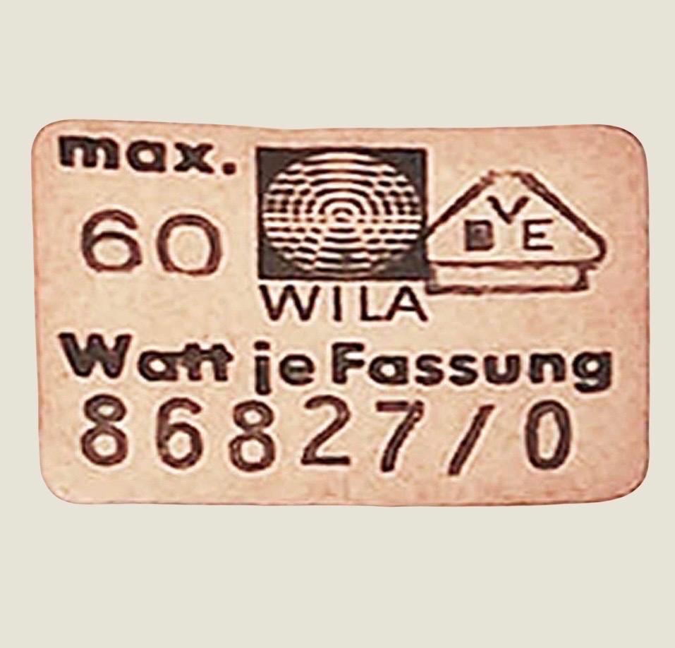 Deutsche Mitte des Jahrhunderts Paar gläserne Unterputzleuchten von WILA Leuchten, 1970er Jahre im Angebot 2