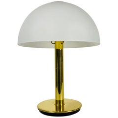 German Midcentury Solid Brass Table Lamp by Limburg, 1960s