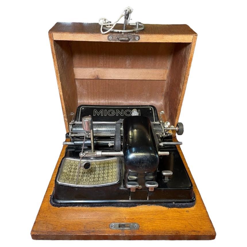 German Mignon Portable Typewriter