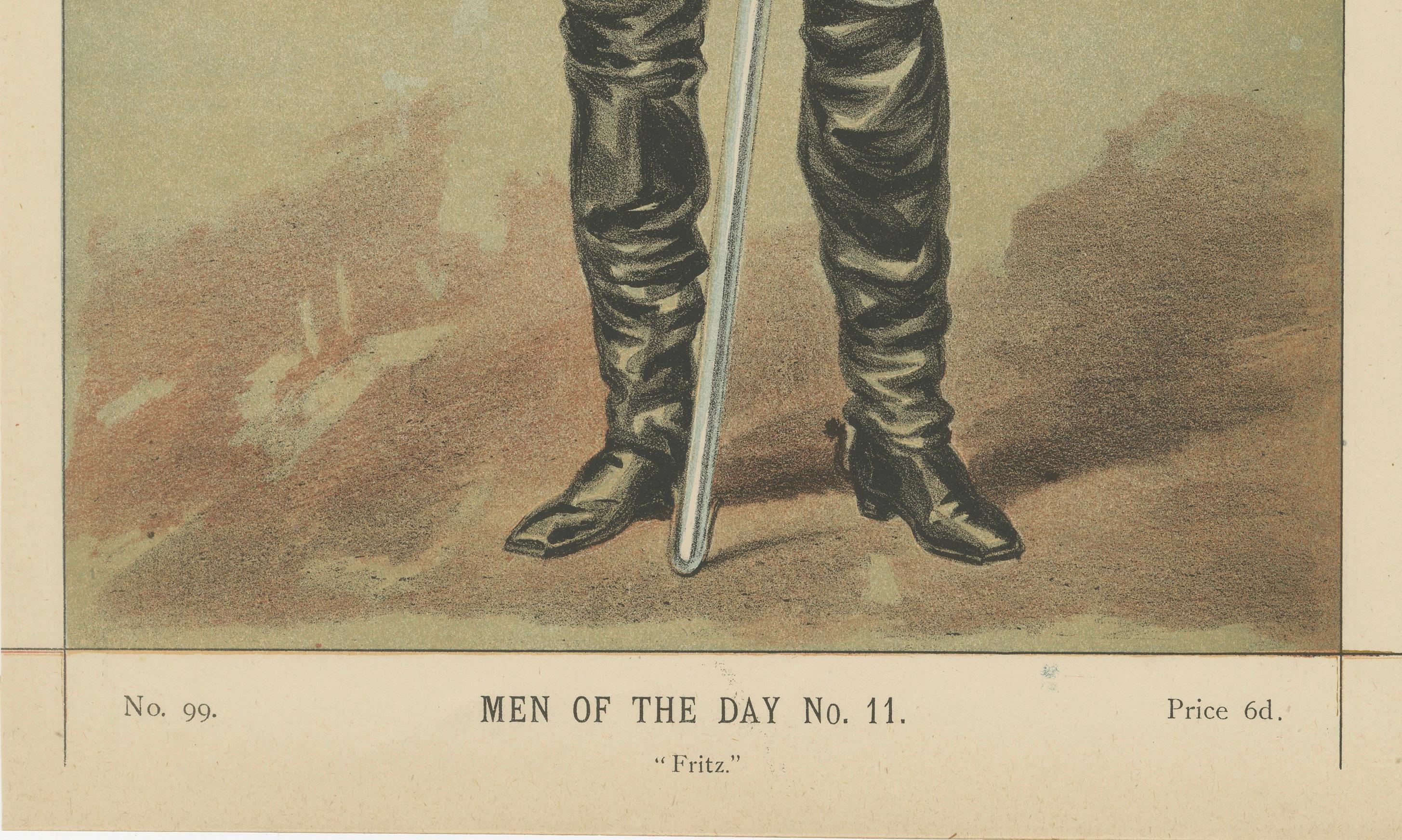 German Military Portrait – Vanity Fair Men of the Day No. 11, 1870