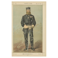 German Military Portrait – Vanity Fair Men of the Day No. 11, 1870