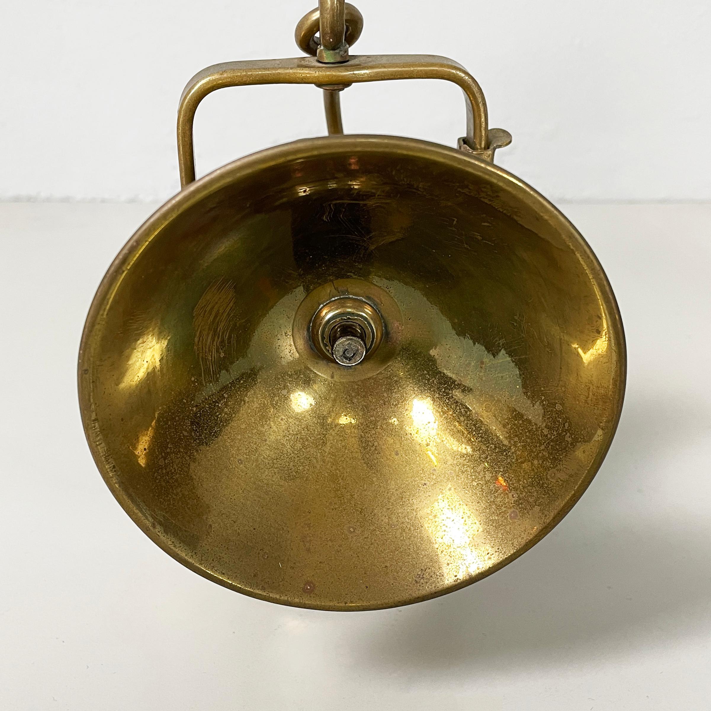 German miner's lantern in brass, late 1800s-early 1900s 1