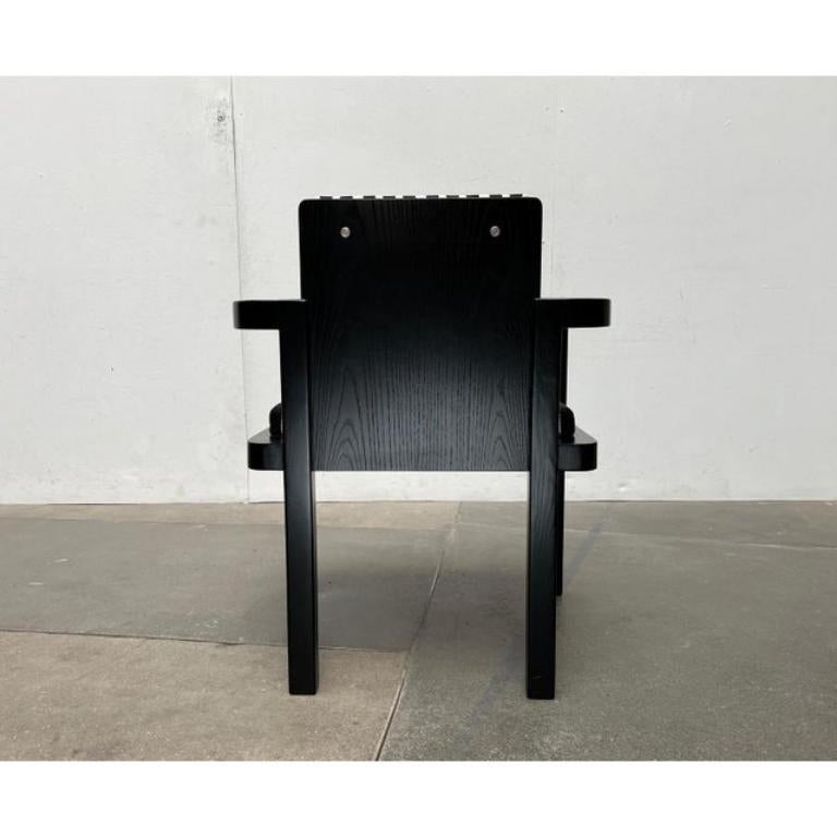 Allemand Fauteuil Fagus allemand modèle D51 avec coussin à motif Bauhaus en vente
