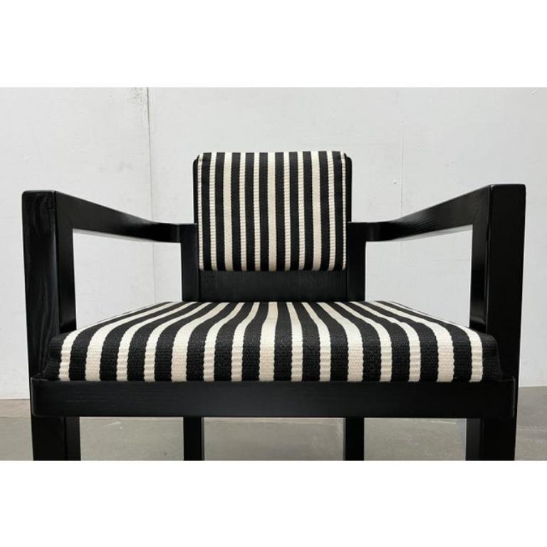 Fauteuil Fagus allemand modèle D51 avec coussin à motif Bauhaus Excellent état - En vente à Hamburg, DE