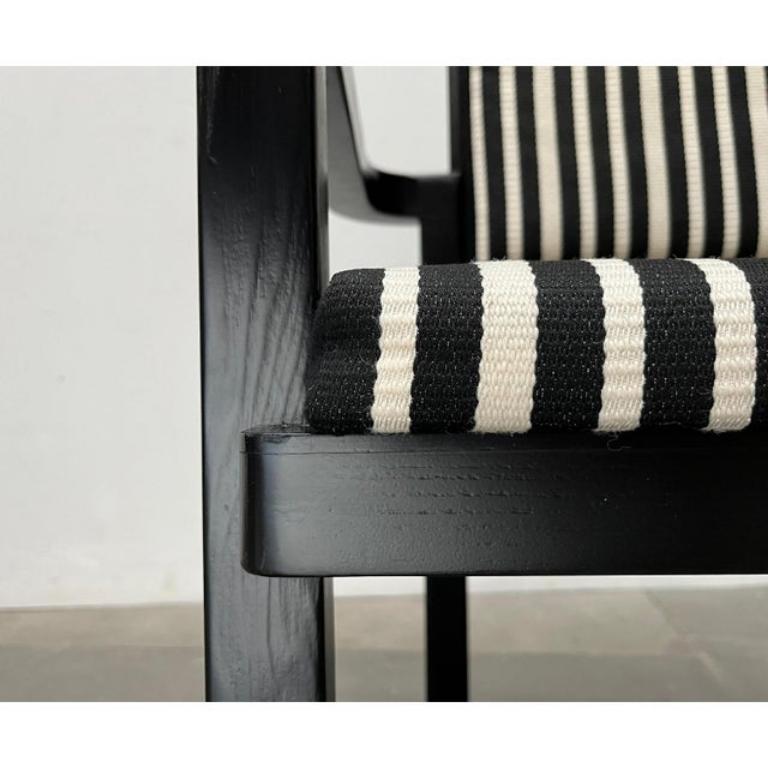 Fauteuil Fagus allemand modèle D51 avec coussin à motif Bauhaus en vente 1