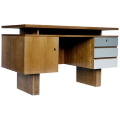 German Modern Geometric Desk, 1950s
