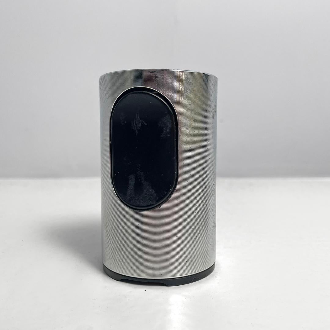 Late 20th Century German modern metal and plastic table lighter T2 by Dieter Rams for Braun, 1970s For Sale