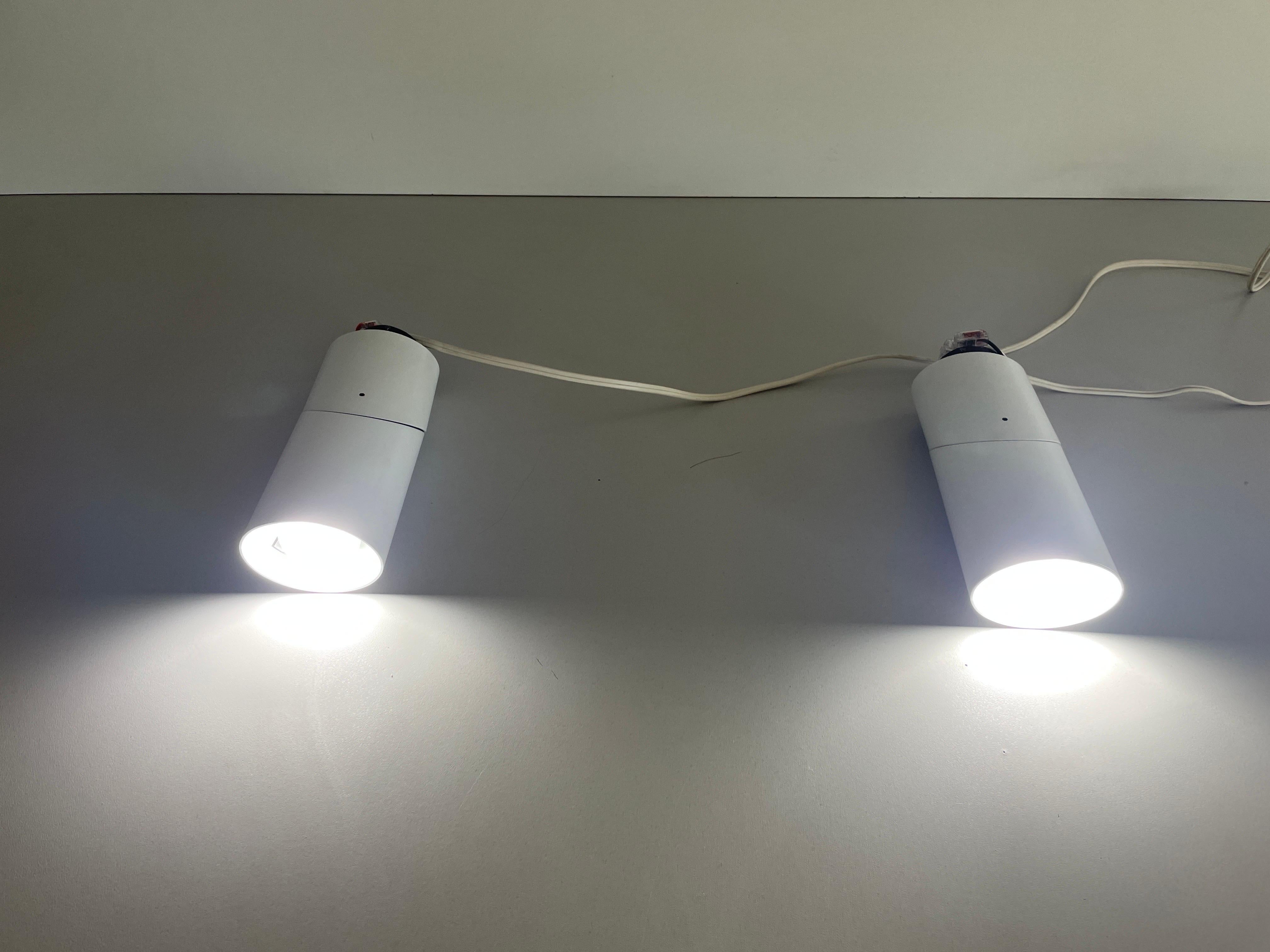 German Modern Rotatable Head Pair of Sconces by Beisl, 1960s, Germany For Sale 4