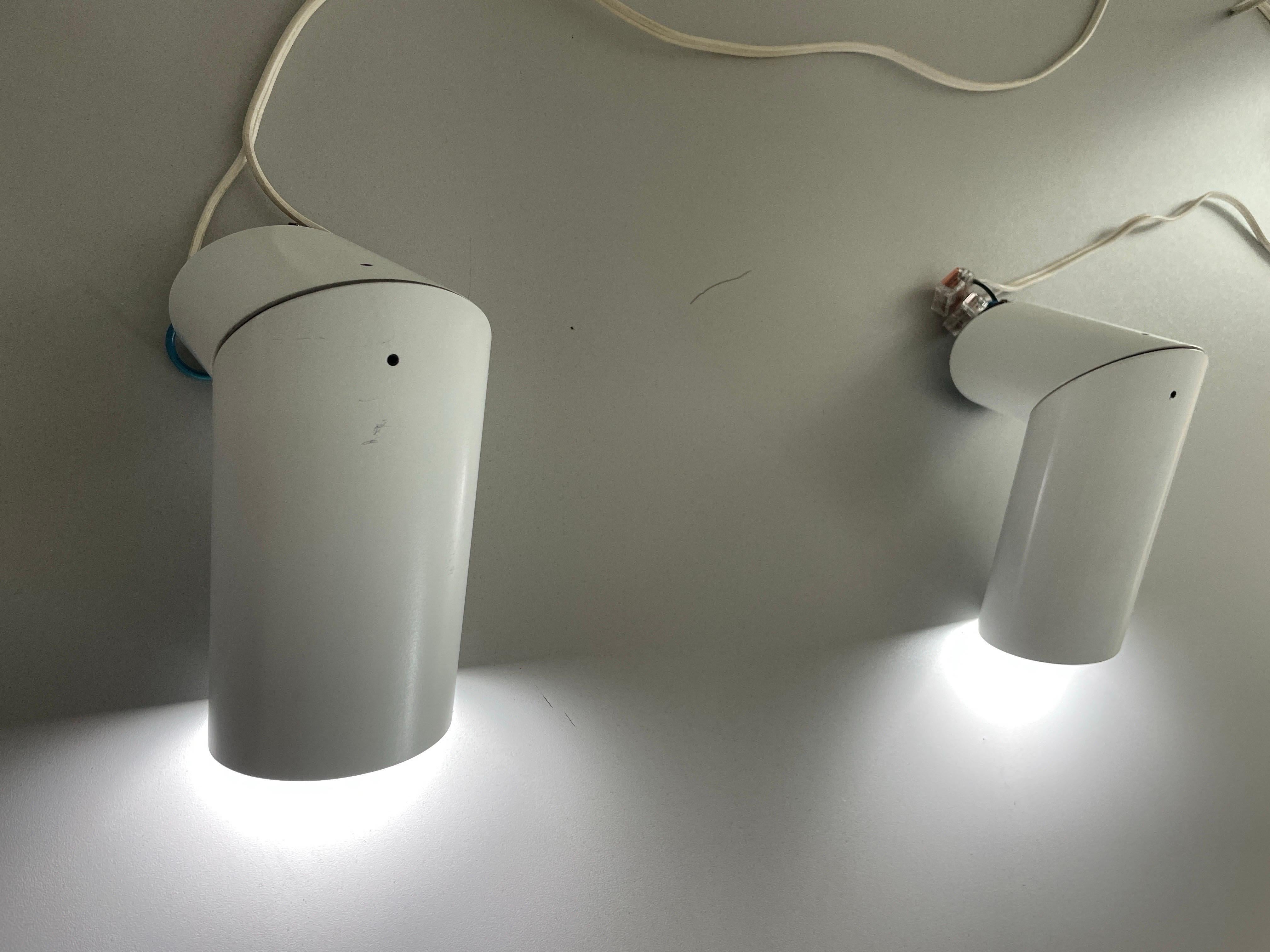 German Modern Rotatable Head Pair of Sconces by Beisl, 1960s, Germany For Sale 11