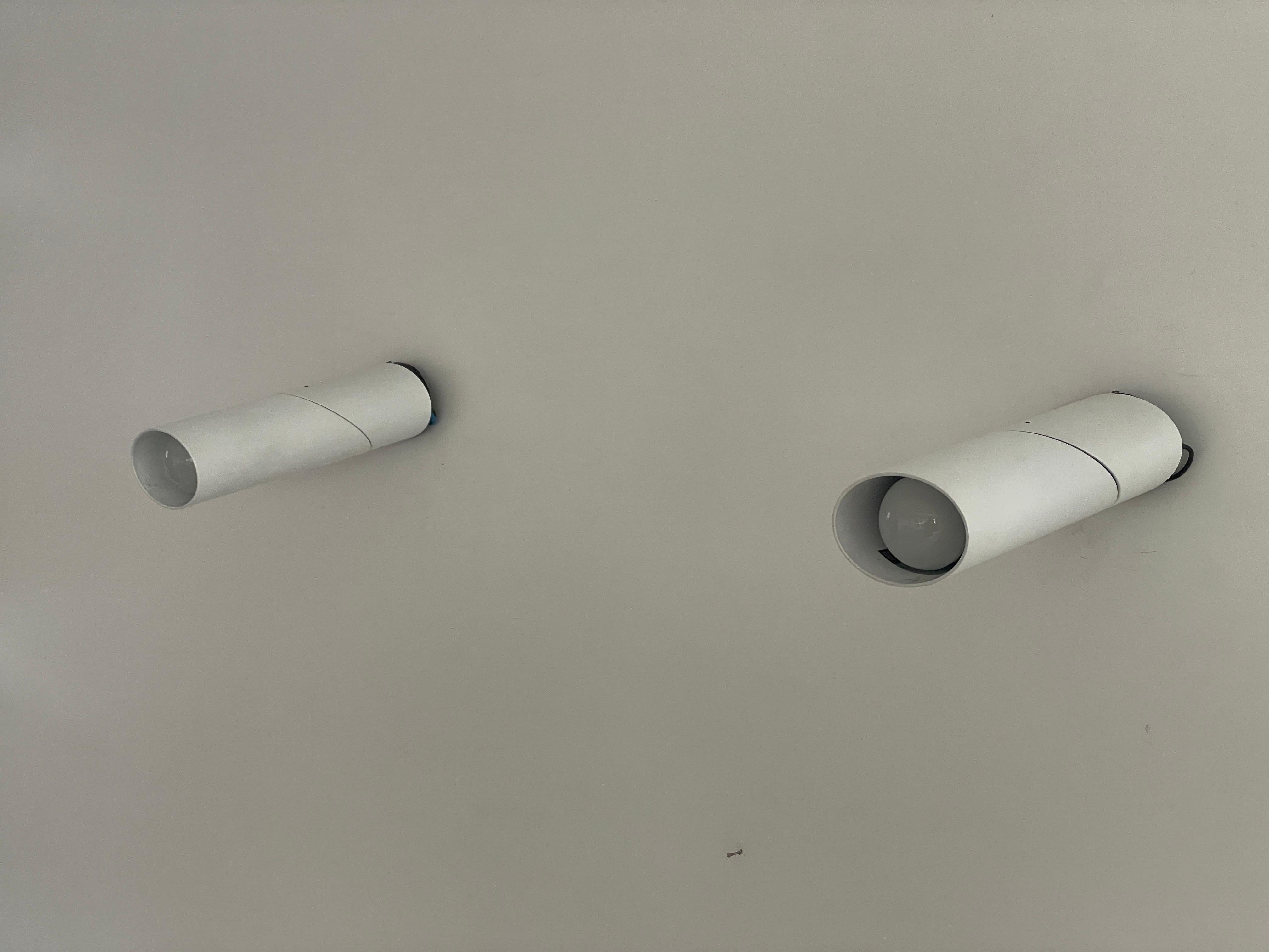 German Modern Rotatable Head Pair of Sconces by Beisl, 1960s, Germany For Sale 1