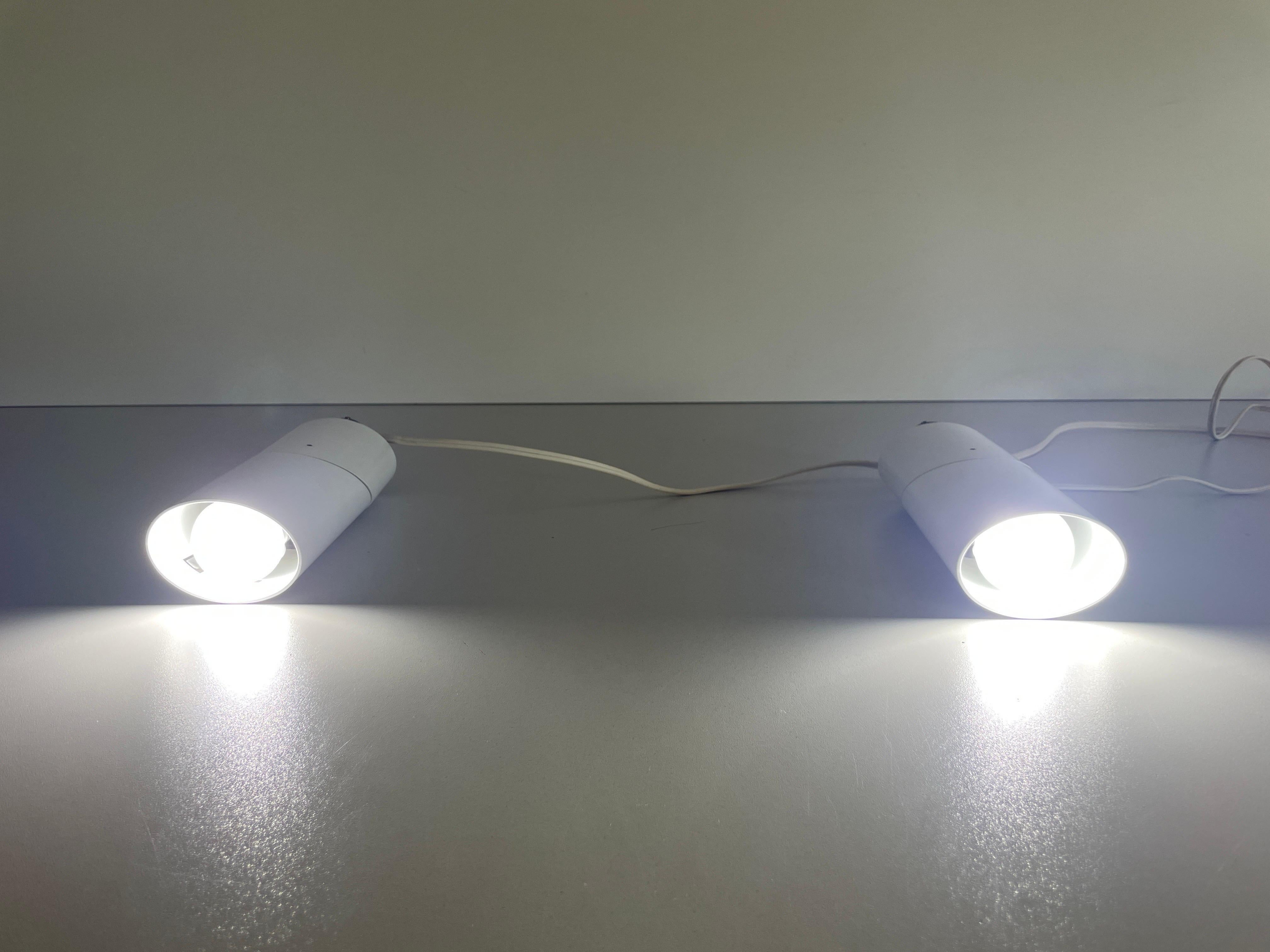 German Modern Rotatable Head Pair of Sconces by Beisl, 1960s, Germany For Sale 3