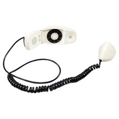German Modern White Telephone Mod. Grillo by Zanuso Sapper for Siemens, 1960s