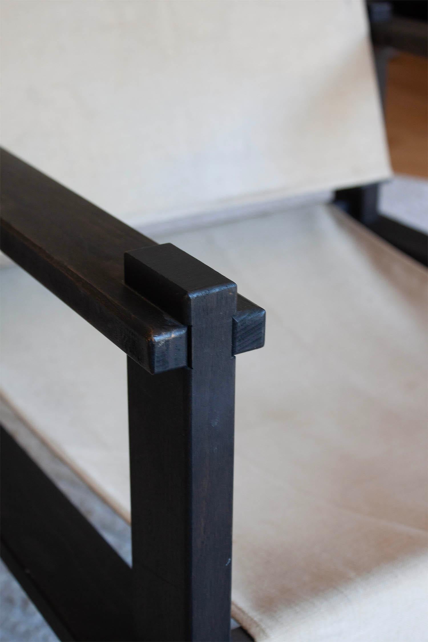 Chaise Safari du modernisme allemand dans le style de chaise fermier en vente 8