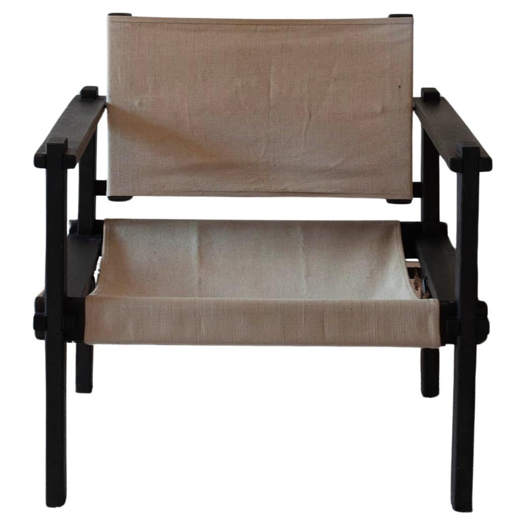 Chaise Safari du modernisme allemand dans le style de chaise fermier en vente